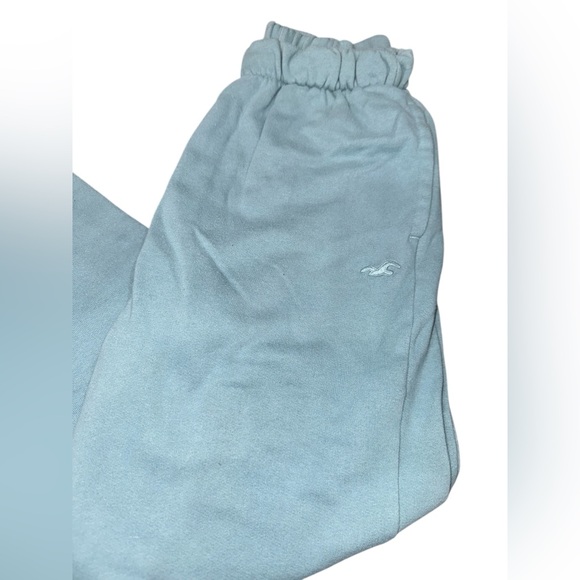 Hollister Light Blue Elastic Waist Sweatpants - Picture 2 of 7